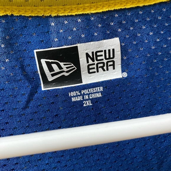 Women’s New Era golden state warriors mesh v-neck top - Picture 4 of 5